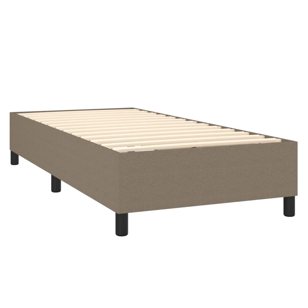 Łóżko kontynentalne RelaxSleep 203x103x128 cm, taupe