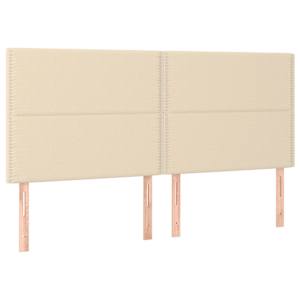Box spring postel s matrací krémová 180x200 cm textil - obrázek 6
