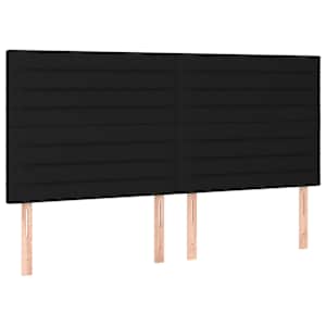 Box spring postel s matrací černá 160x200 cm textil - obrázek 6