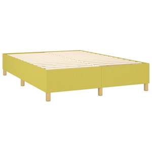 Box spring postel s matrací zelená 140x190 cm textil - obrázek 4