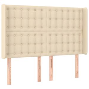 Box spring postel s matrací krémová 140x200 cm textil - obrázek 6