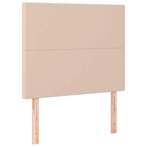 Box spring postel s matrací cappuccino 100x200 cm umělá kůže - obrázek 6