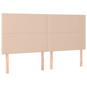 Box spring postel s matrací cappuccino 200 x 200 cm umělá kůže - obrázek 6