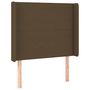 Box spring postel s matrací a LED tmavě hnědá 90x190 cm textil - obrázek 7