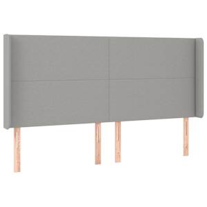 Box spring postel s matrací a LED světle šedá 160x200 cm textil - obrázek 7
