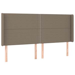 Box spring postel s matrací a LED taupe 180x200 cm textil - obrázek 7