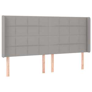Box spring postel s matrací a LED světle šedá 200x200 cm textil - obrázek 7