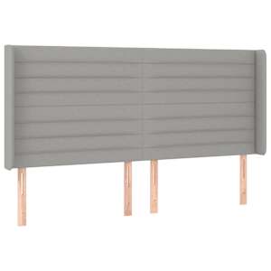 Box spring postel s matrací a LED světle šedá 200x200 cm textil - obrázek 7