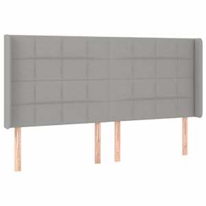Box spring postel s matrací a LED světle šedá 160x200 cm textil - obrázek 7