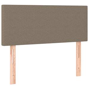 Box spring postel s matrací a LED taupe 120 x 200 cm textil - obrázek 7