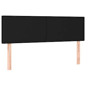 Box spring postel s matrací a LED černá 140x190 cm textil - obrázek 7