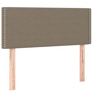 Box spring postel s matrací a LED taupe 90x190 cm textil - obrázek 7