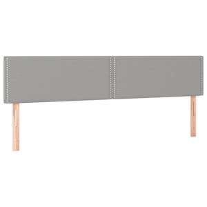 Box spring postel s matrací a LED světle šedá 180x200 cm textil - obrázek 7