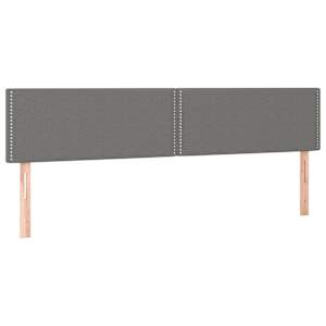 Box spring postel s matrací a LED tmavě šedá 180x200 cm textil - obrázek 7