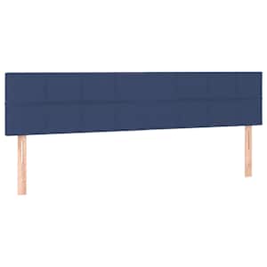 Box spring postel s matrací a LED modrá 180x200 cm textil - obrázek 7