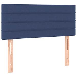 Box spring postel s matrací a LED modrá 120 x 200 cm textil - obrázek 7