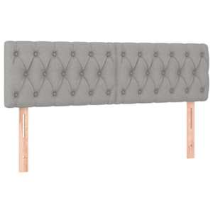 Box spring postel s matrací a LED světle šedá 160x200 cm textil - obrázek 7