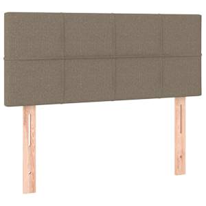 Box spring postel s matrací a LED taupe 90x190 cm textil - obrázek 7