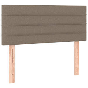 Box spring postel s matrací a LED taupe 80 x 200 cm textil - obrázek 7