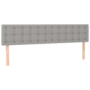 Box spring postel s matrací a LED světle šedá 200x200 cm textil - obrázek 7