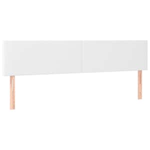 Box spring postel s matrací a LED bílá 180x200 cm umělá kůže - obrázek 7