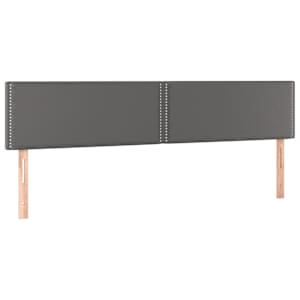 Box spring postel s matrací a LED šedá 200x200 cm umělá kůže - obrázek 7