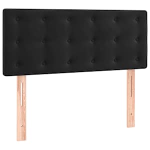 Box spring postel s matrací a LED černá 120x200 cm samet - obrázek 7