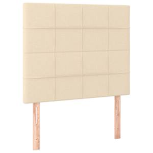 Box spring postel s matrací a LED krémová 120 x 200 cm textil - obrázek 7