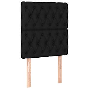 Box spring postel s matrací a LED černá 80 x 200 cm textil - obrázek 7