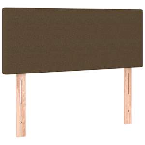 Box spring postel s matrací tmavě hnědá 90x190 cm textil - obrázek 6