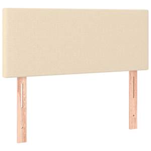 Box spring postel s matrací krémová 90x190 cm textil - obrázek 6