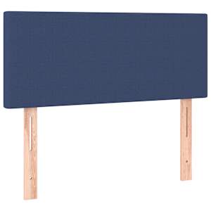Box spring postel s matrací modrá 90x190 cm textil - obrázek 6