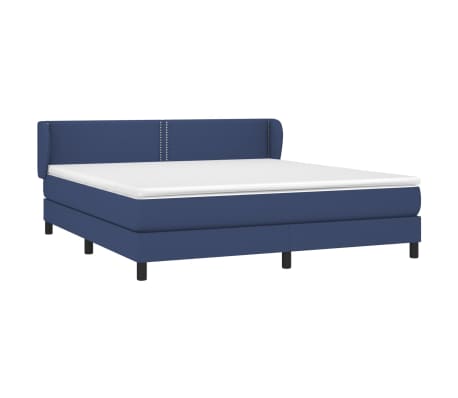vidaXL &Kappa;&rho;&epsilon;&beta;ά&tau;&iota; Boxspring &mu;&epsilon; &Sigma;&tau;&rho;ώ&mu;&alpha; &Mu;&pi;&lambda;&epsilon; 160x200 &epsilon;&kappa;. &Upsilon;&phi;&alpha;&sigma;&mu;ά&tau;&iota;&nu;&omicron;