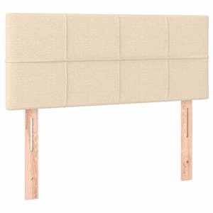 Box spring postel s matrací krémová 90x190 cm textil - obrázek 6