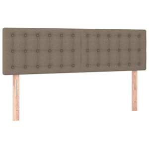 Box spring postel s matrací taupe 140x190 cm textil - obrázek 6
