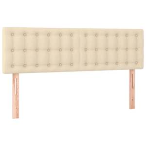 Box spring postel s matrací krémová 140x190 cm textil - obrázek 6