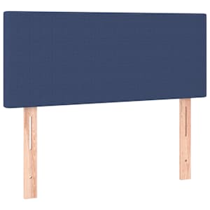 Box spring postel s matrací modrá 90x190 cm textil - obrázek 6