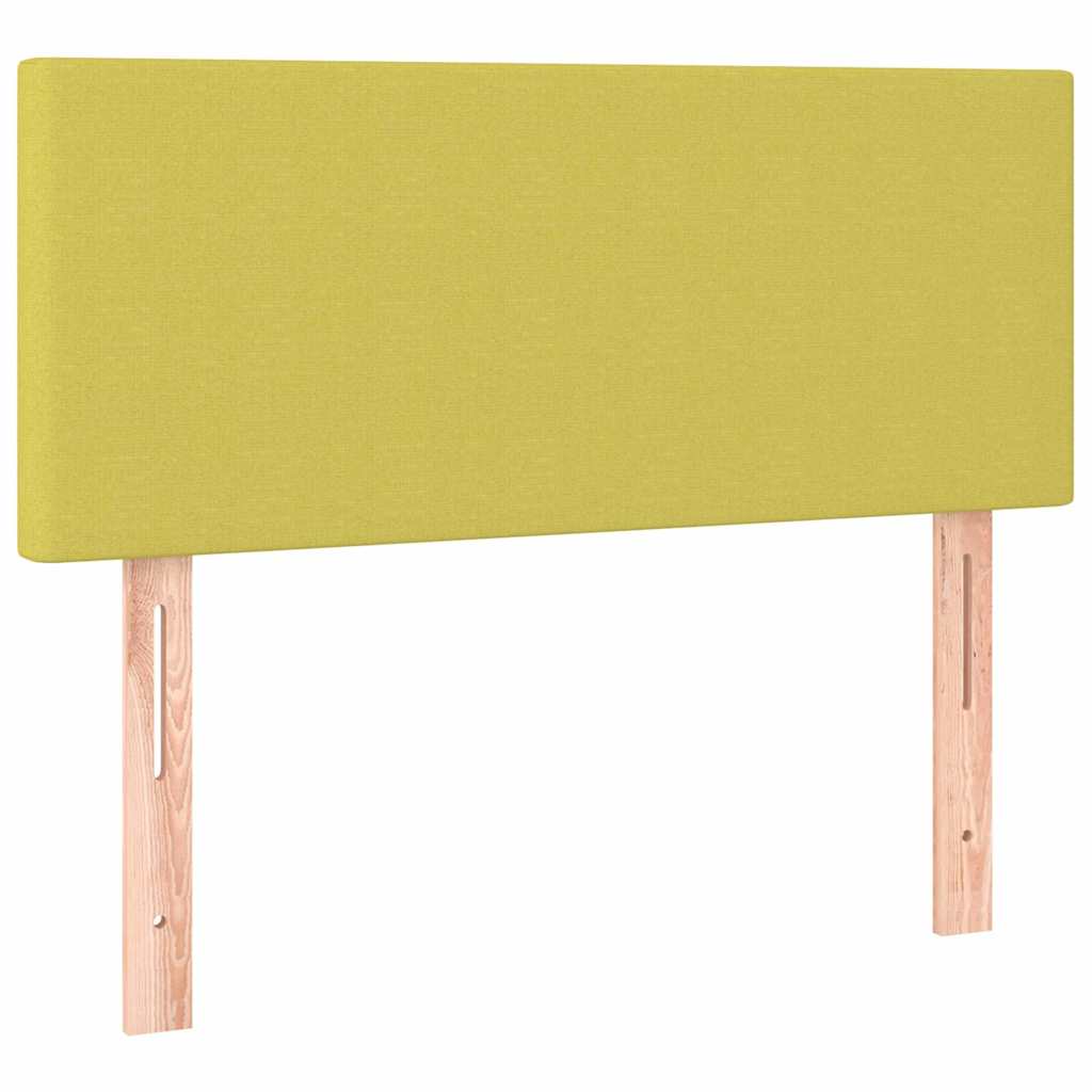 Box spring postel s matrací zelená 90x200 cm textil - obrázek 8