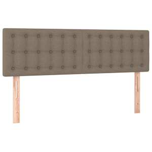 Box spring postel s matrací taupe 140x190 cm textil - obrázek 6