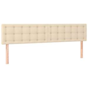Box spring postel s matrací krémová 180x200 cm textil - obrázek 6