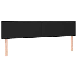 Box spring postel s matrací černá 180x200 cm umělá kůže - obrázek 6