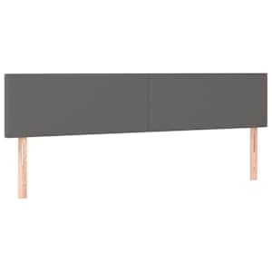Box spring postel s matrací šedá 180x200 cm umělá kůže - obrázek 6