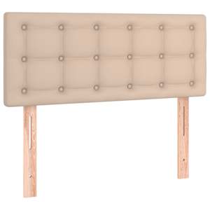 Box spring postel s matrací cappuccino 80 x 200 cm umělá kůže - obrázek 6