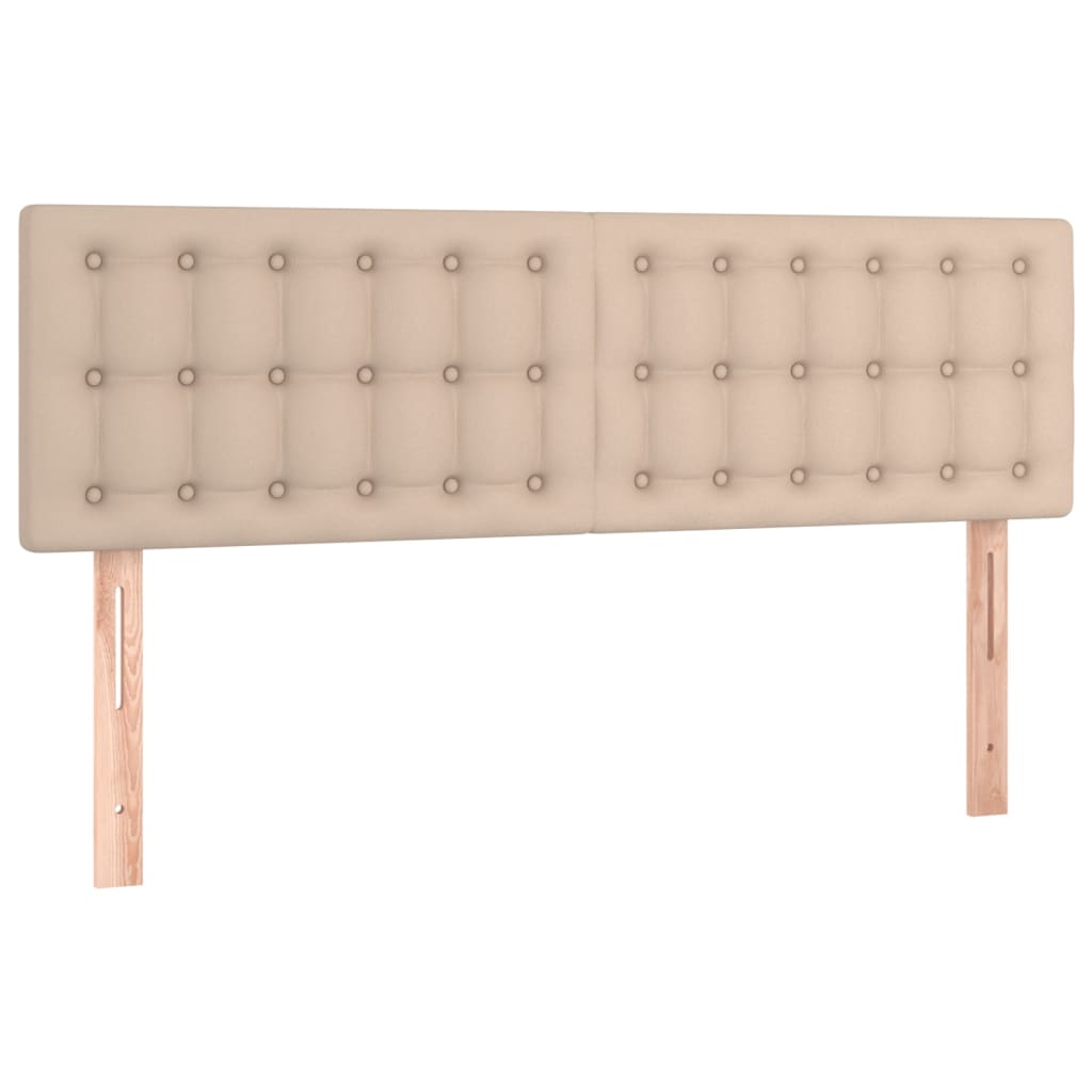 Box spring postel s matrací cappuccino 140x200 cm umělá kůže