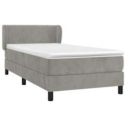 vidaXL &Kappa;&rho;&epsilon;&beta;ά&tau;&iota; Boxspring &mu;&epsilon; &Sigma;&tau;&rho;ώ&mu;&alpha; &Alpha;&nu;&omicron;&iota;&chi;&tau;ό &Gamma;&kappa;&rho;&iota; 80x200 &epsilon;&kappa;. &Beta;&epsilon;&lambda;&omicron;ύ&delta;&iota;&nu;&omicron;
