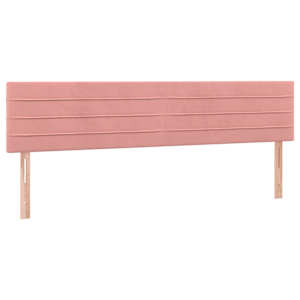 Box spring postel s matrací růžová 180x200 cm samet - obrázek 6