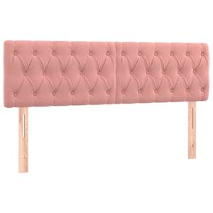 Box spring postel s matrací růžová 160x200 cm samet - obrázek 6