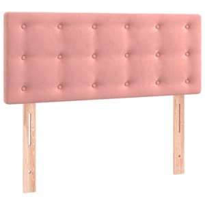 Box spring postel s matrací růžová 80 x 200 cm samet - obrázek 6