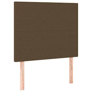Box spring postel s matrací tmavě hnědá 80x200 cm textil - obrázek 6