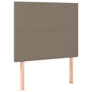 Box spring postel s matrací taupe 100 x 200 cm textil - obrázek 6
